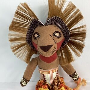 Disney The Lion King Broadway Musical Simba Plush Stuffed Animal Julie Taymor